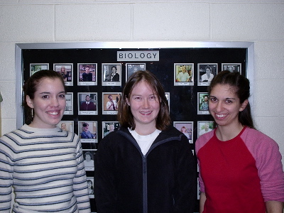 Newsletter Staff: Allison, Becky, and Ally